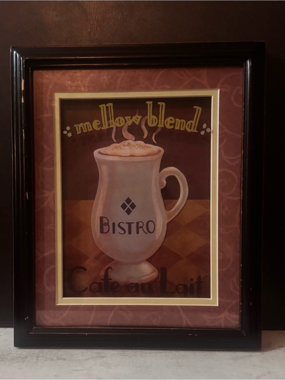Mellow Blend Cafe au Lait Wall Art - Brown